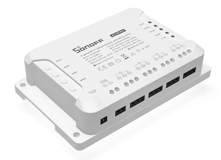 SONOFF Smart Διακόπτης 4CH PRO R3, 4 θέσεων, 40A, RF control (Λευκό) 2
