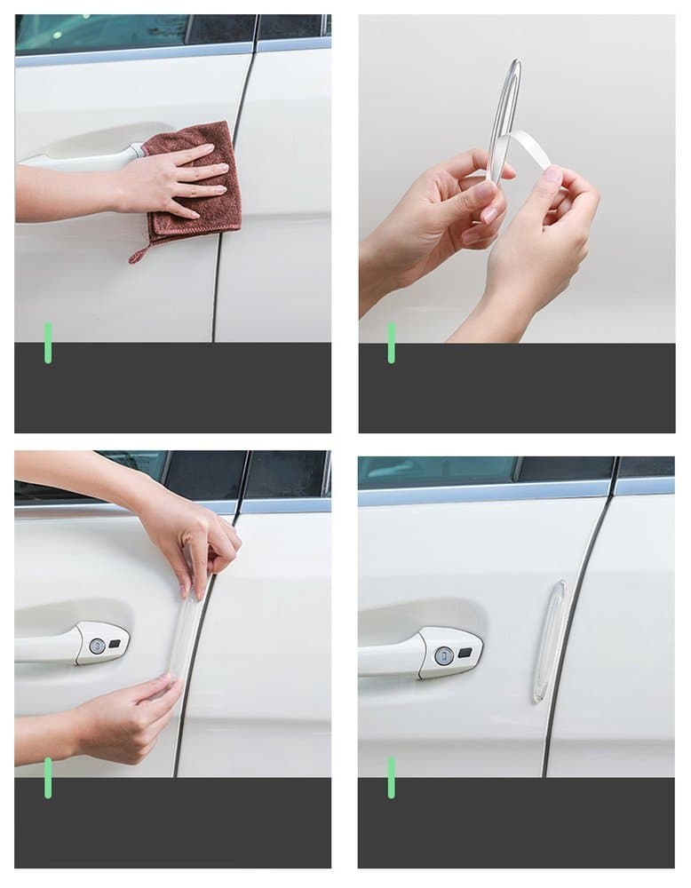 Baseus set of 4x strips protective strips car door edge bumpers transparent (CRFZT-A02) 16