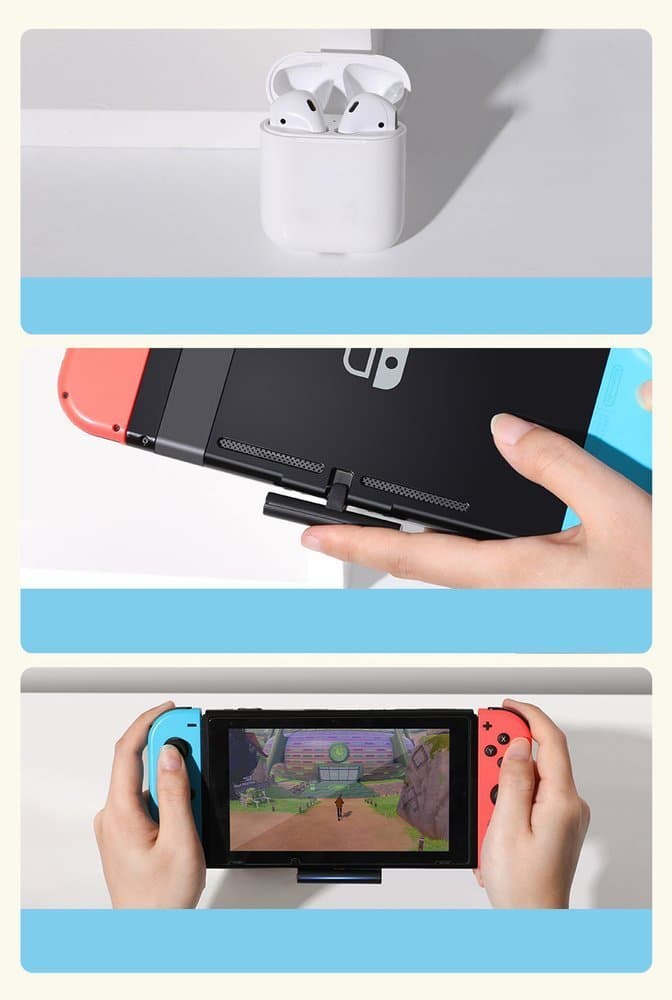 Baseus GAMO BA05 Bluetooth USB Type C transmitter for Nintendo Switch (Μαύρο) (NGBA05-01) 22