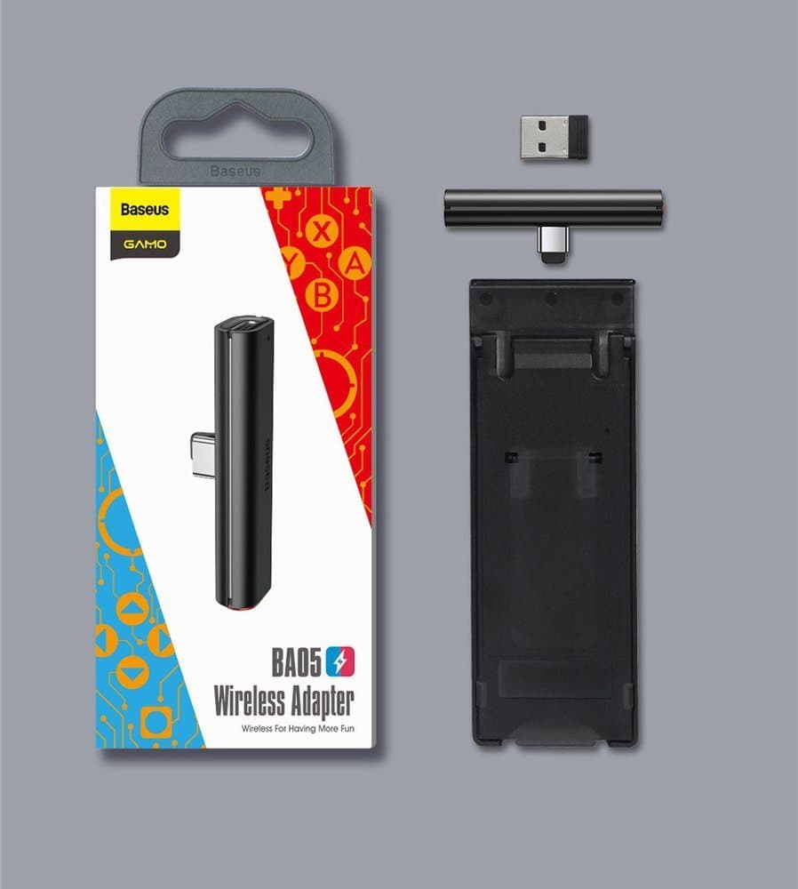 Baseus GAMO BA05 Bluetooth USB Type C transmitter for Nintendo Switch (Μαύρο) (NGBA05-01) 24