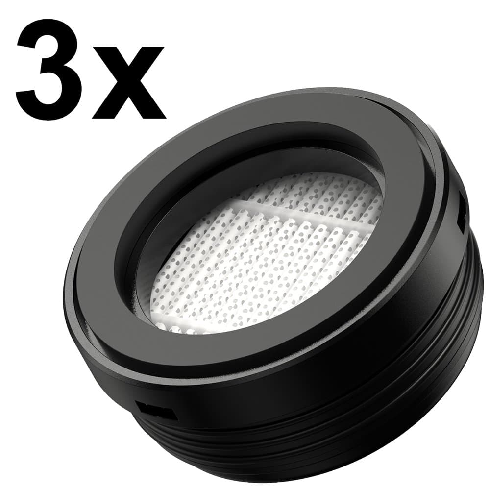 Baseus 3x filter cartridge for Baseus A2 car vacuum cleaner (Μαύρο) (CRXCQA2-A01)