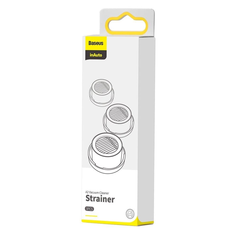 Baseus 3x filter cartridge for Baseus A2 car vacuum cleaner (Μαύρο) (CRXCQA2-A01) 5