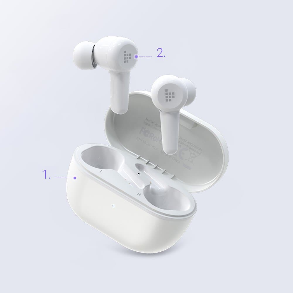 Tronsmart Apollo Air + TWS ANC Bluetooth 5.2 wireless earphones earbuds waterproof (white) (372453) 13