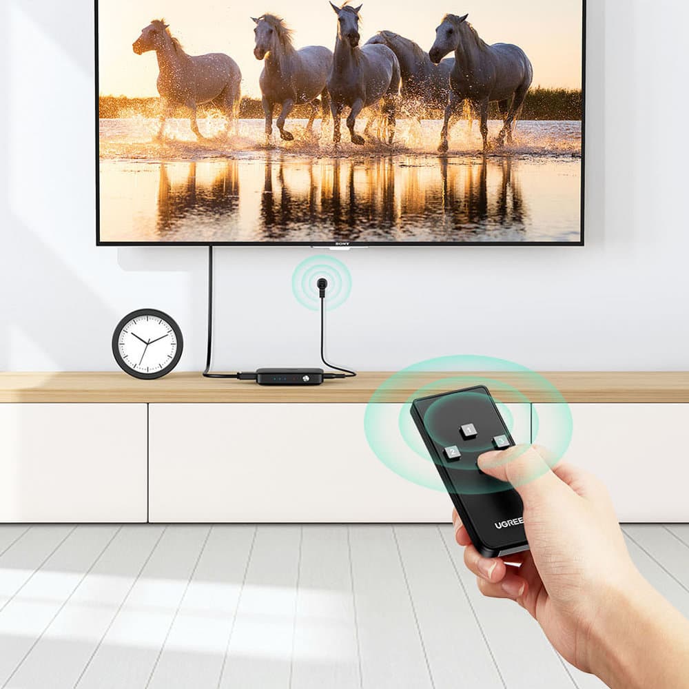 Ugreen switch splitter switch HDMI - 3x HDMI 4K 30Hz Μαύρο (CM332 80125) 7