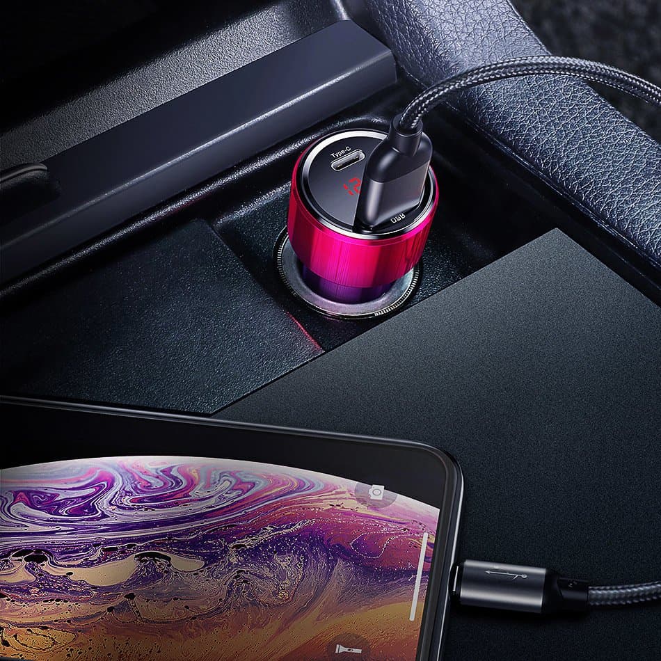 Baseus Magic Series Dual QC - Quick Charge 3.0 2x USB 45W 6A car charger black (CCMLC20A-01) 10