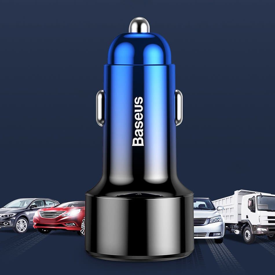 Baseus Magic Series Dual QC - Quick Charge 3.0 2x USB 45W 6A car charger black (CCMLC20A-01) 14