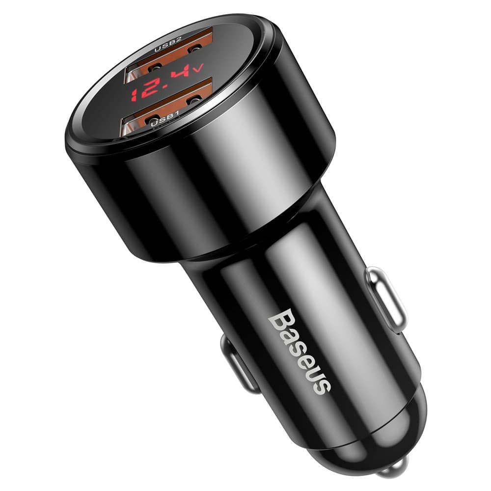 Baseus Magic Series Dual QC - Quick Charge 3.0 2x USB 45W 6A car charger black (CCMLC20A-01) 4