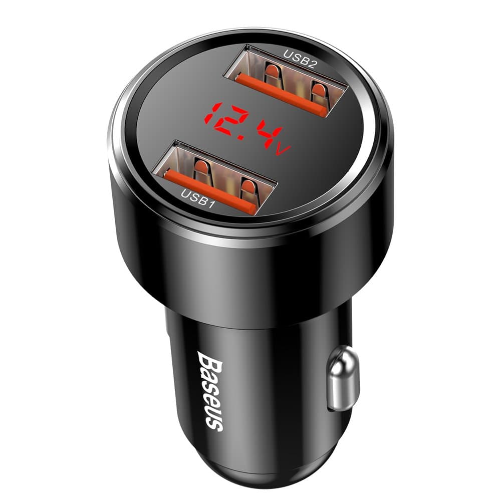 Baseus Magic Series Dual QC - Quick Charge 3.0 2x USB 45W 6A car charger black (CCMLC20A-01) 2