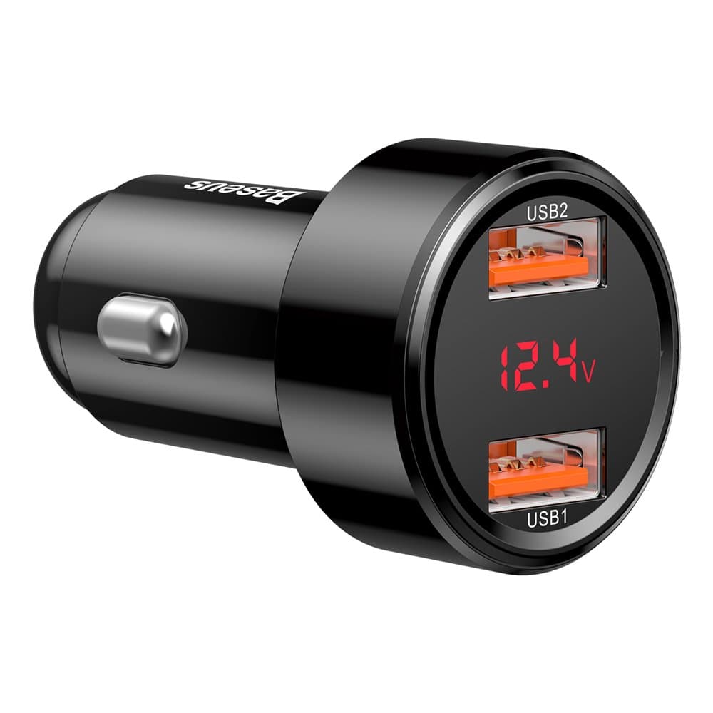 Baseus Magic Series Dual QC - Quick Charge 3.0 2x USB 45W 6A car charger black (CCMLC20A-01) 5