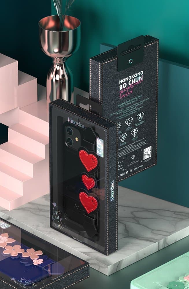 Kingxbar Sweet Series - θήκη για Apple iPhone 12 Pro Max - Μαύρο 5