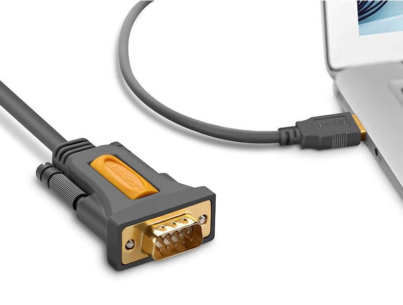 Ugreen USB - RS-232 (male) adapter cable 2 m black (CR104 20222) 2