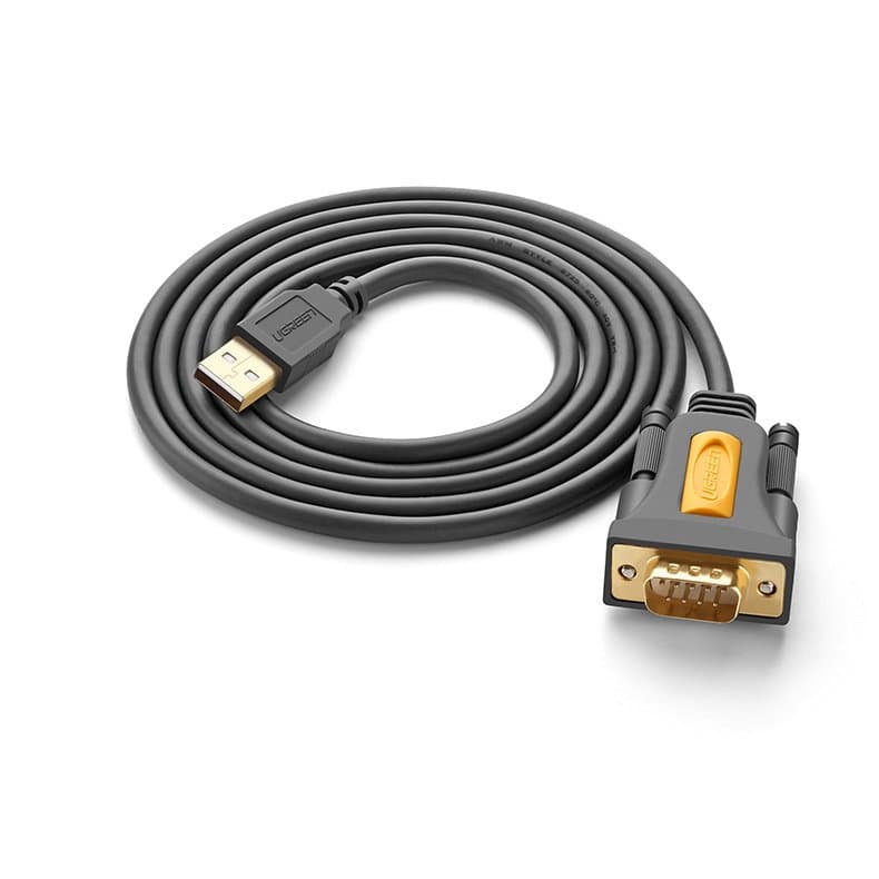 Ugreen USB - RS-232 (male) adapter cable 2 m black (CR104 20222) 6