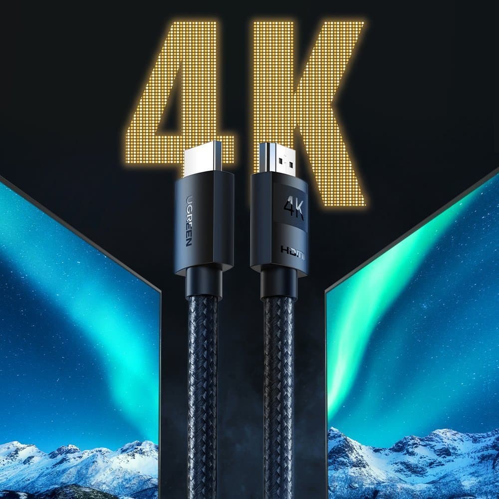 Ugreen cable HDMI 2.0 - HDMI 2.0 4K 1m Μαύρο (HD119 30999) 2