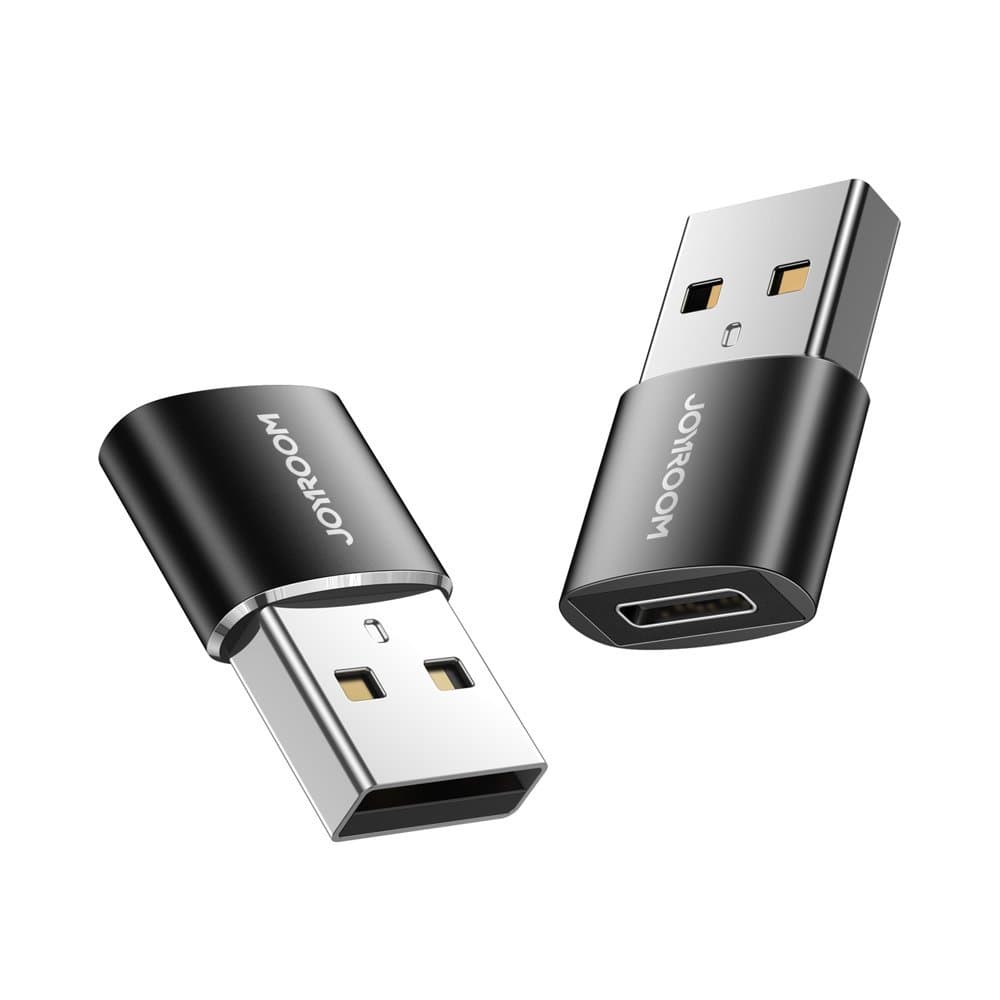Joyroom adapter USB Type C (female) to USB (male) adapter black (S-H152 Black)