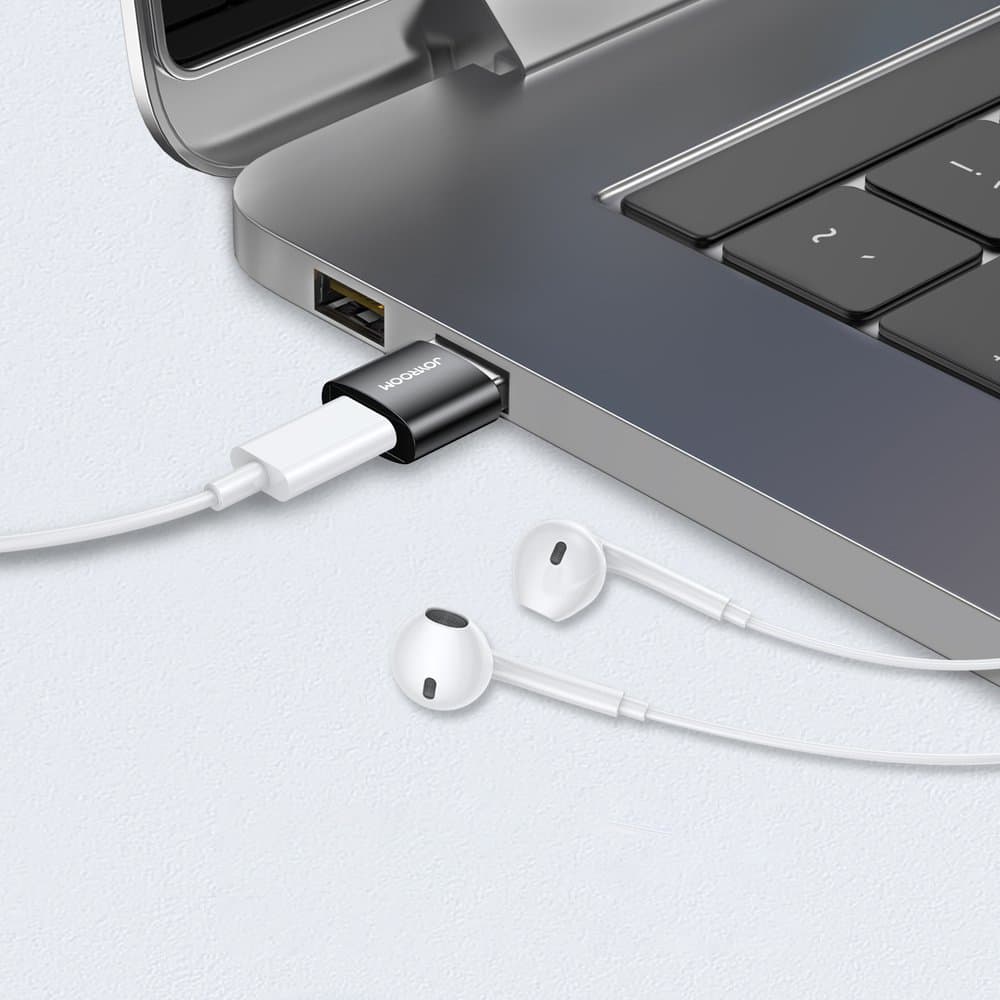 Joyroom adapter USB Type C (female) to USB (male) adapter black (S-H152 Black) 4