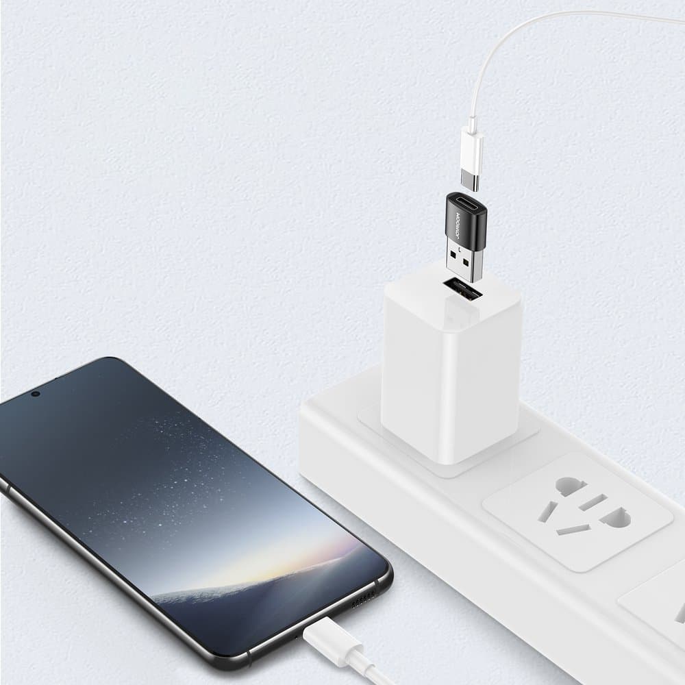 Joyroom adapter USB Type C (female) to USB (male) adapter black (S-H152 Black) 6