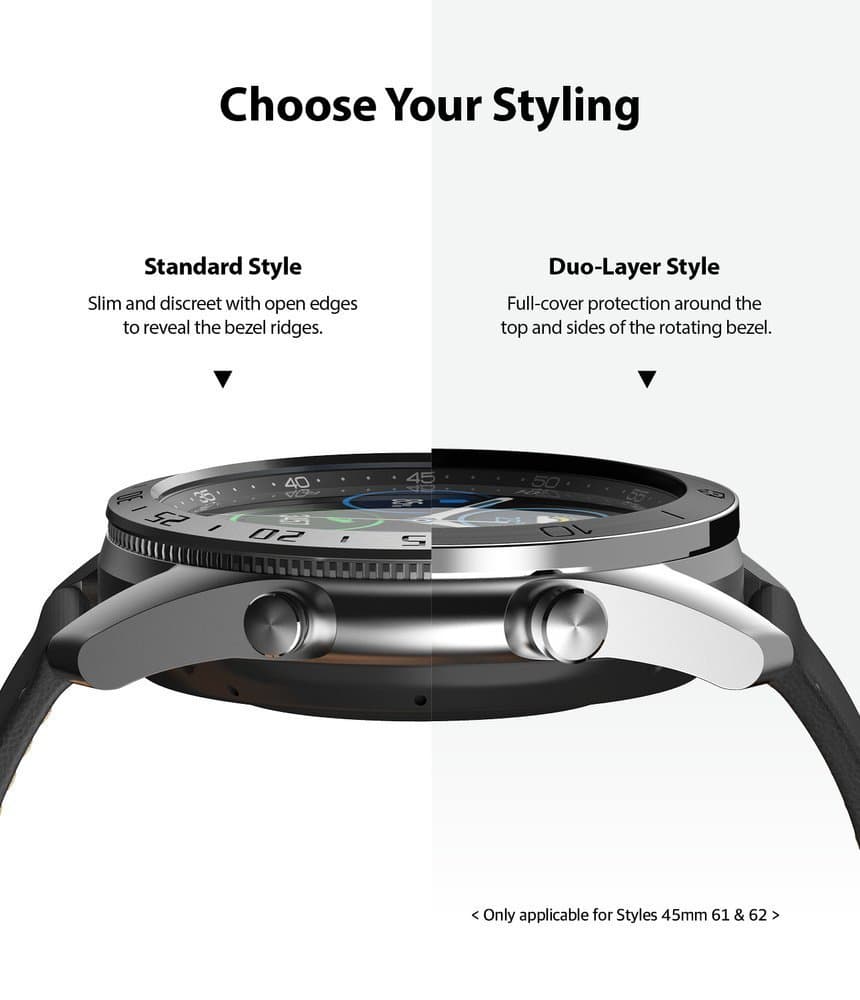 Ringke Bezel Styling case frame envelope ring Samsung Galaxy Watch 3 45mm black (GW3-45-62) 13