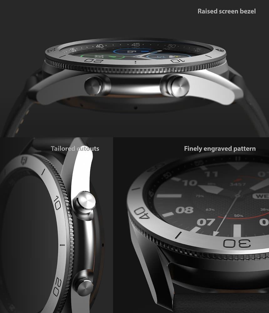 Ringke Bezel Styling case frame envelope ring Samsung Galaxy Watch 3 45mm black (GW3-45-62) 8