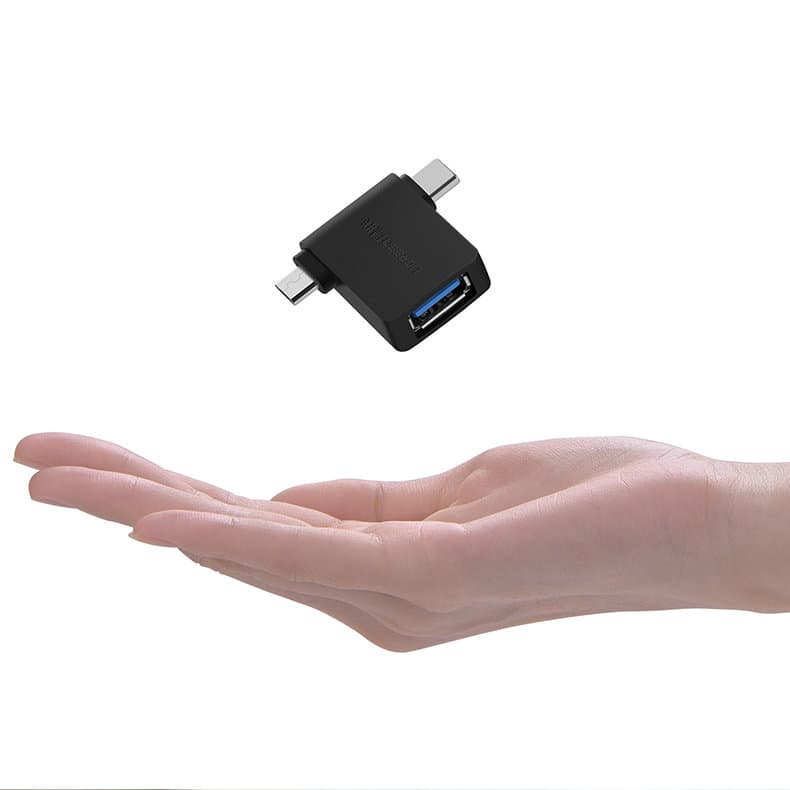 Ugreen adapter OTG USB USB 3.2 Gen 1 (5Gbps) - USB Type C / micro USB Μαύρο (30453) 11