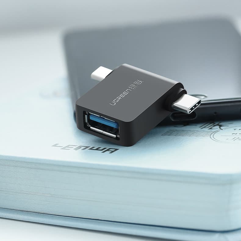 Ugreen adapter OTG USB USB 3.2 Gen 1 (5Gbps) - USB Type C / micro USB Μαύρο (30453) 14