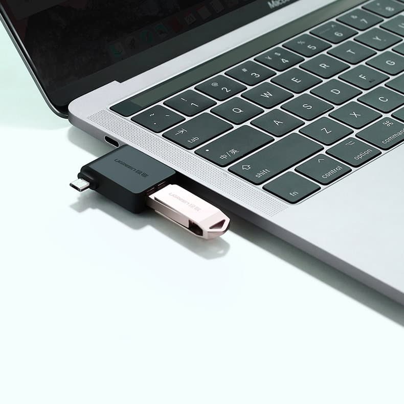 Ugreen adapter OTG USB USB 3.2 Gen 1 (5Gbps) - USB Type C / micro USB Μαύρο (30453) 7