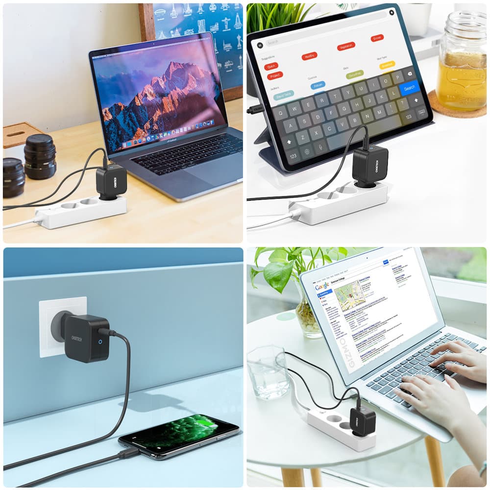 Choetech GaN USB Type C wall charger 61W Power Delivery black (Q6006) 9