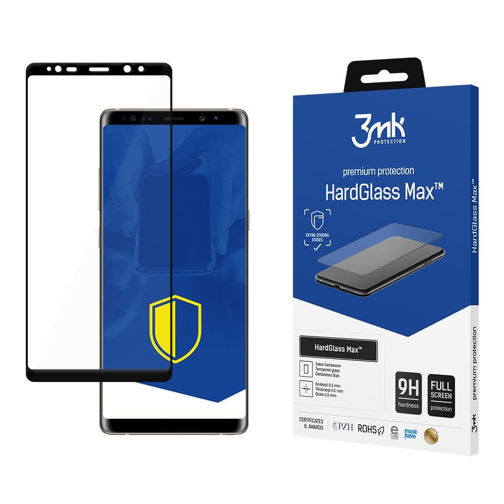 Samsung Galaxy Note 8 Black - 3mk HardGlass Max™