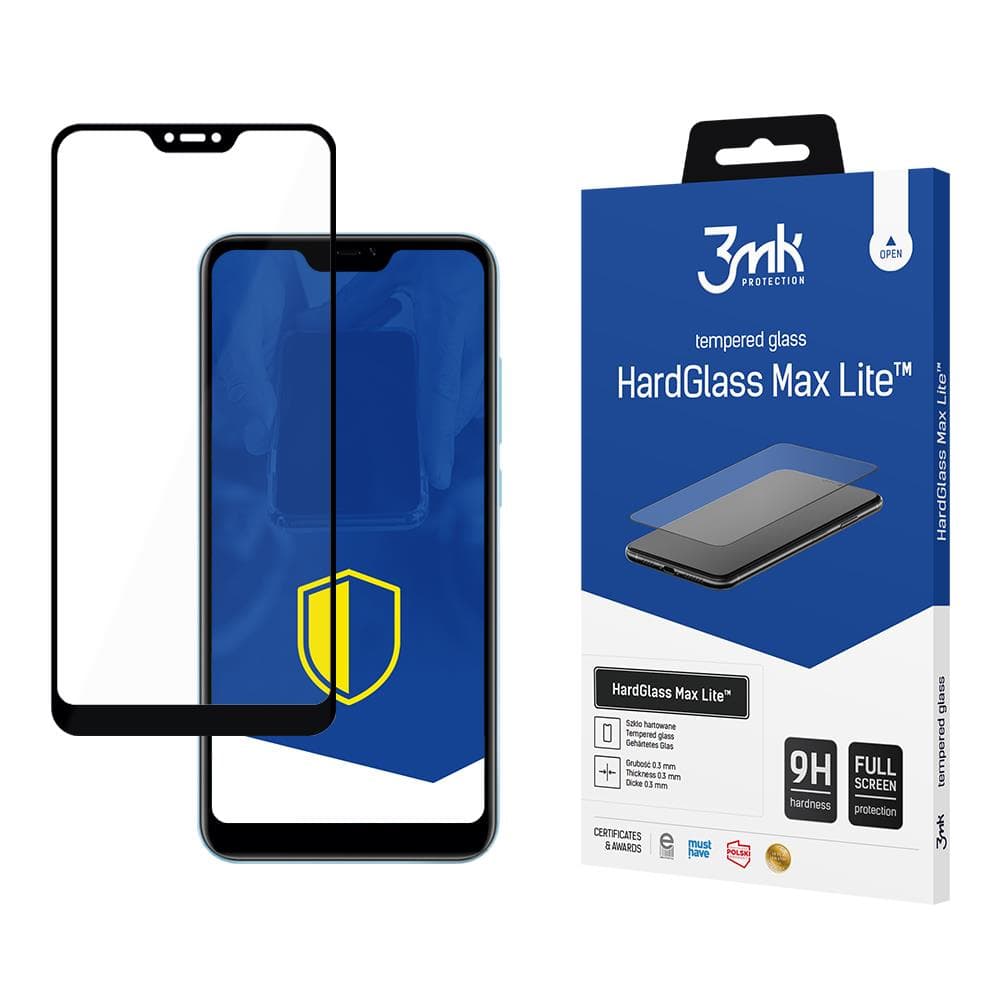Xiaomi Mi A2 Lite Global Black - 3mk HardGlass Max Lite ™