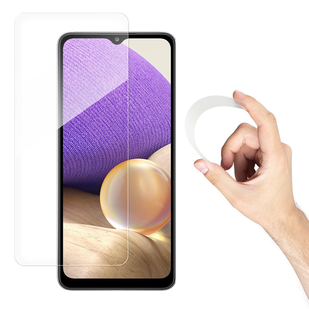 Wozinsky Nano Flexi Glass Hybrid Screen Protector Tempered Glass for Samsung Galaxy A32 5G