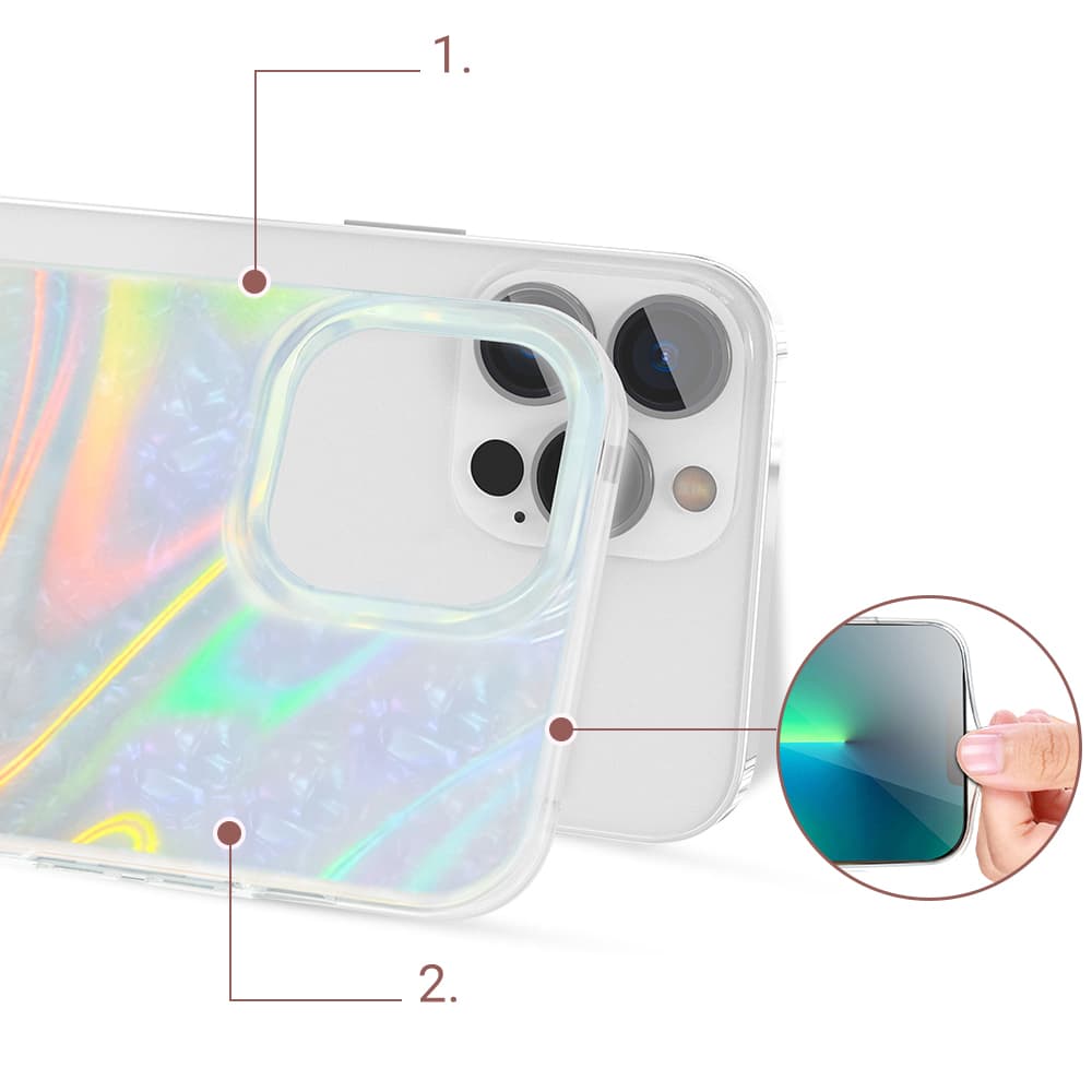 Kingxbar Shell - θήκη για Apple iPhone 13 Pro Max - Πολύχρωμο 5