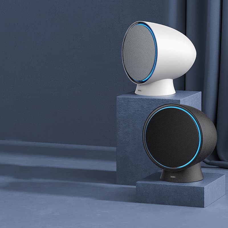 Remax Satellite Series Wireless bluetooth 5.0 speaker 1200mAh white (RB-H9 mini) 2