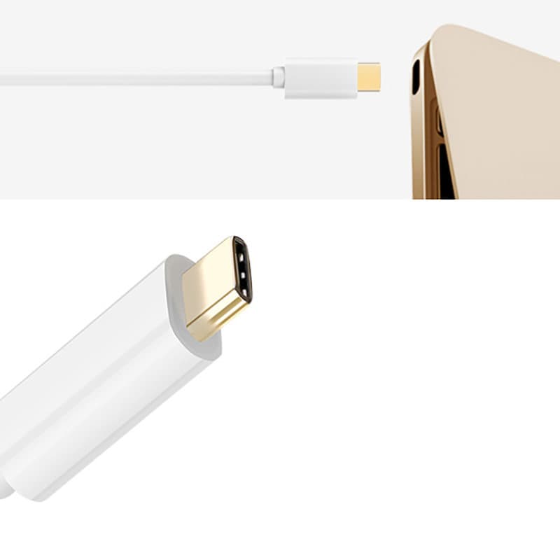Ugreen adapter USB Type C (male) - HDMI (female) white (40273) 2
