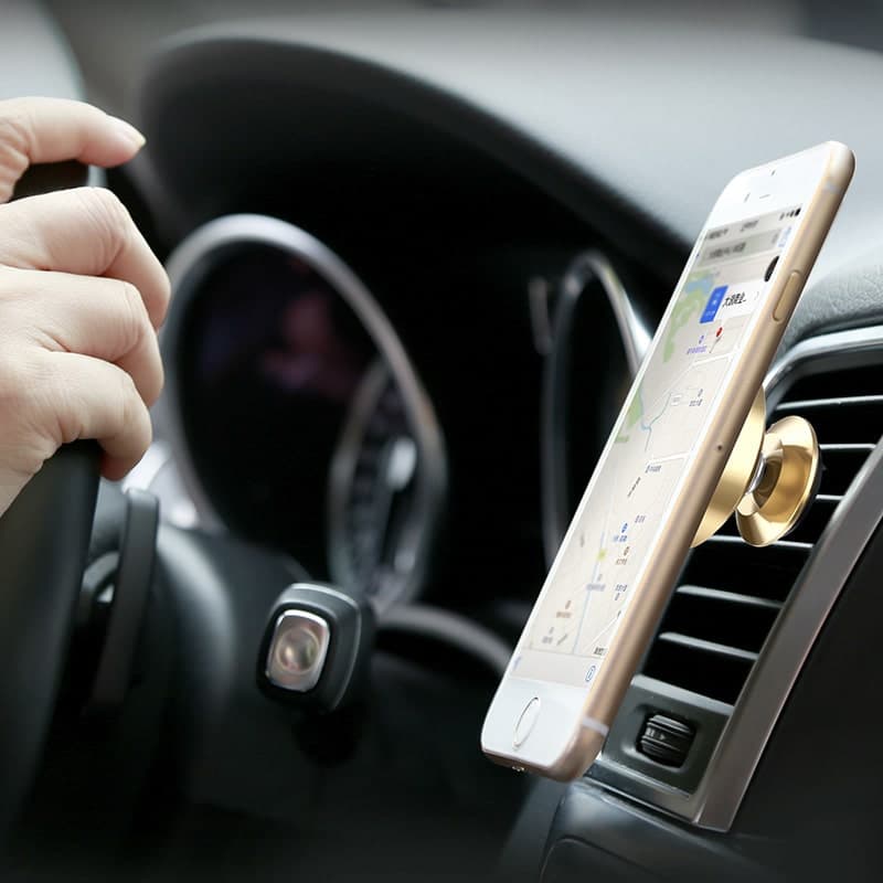 Baseus Small Ears Series Magnetic Air Vent Car Mount Μαύρο (SUER-A01) 10