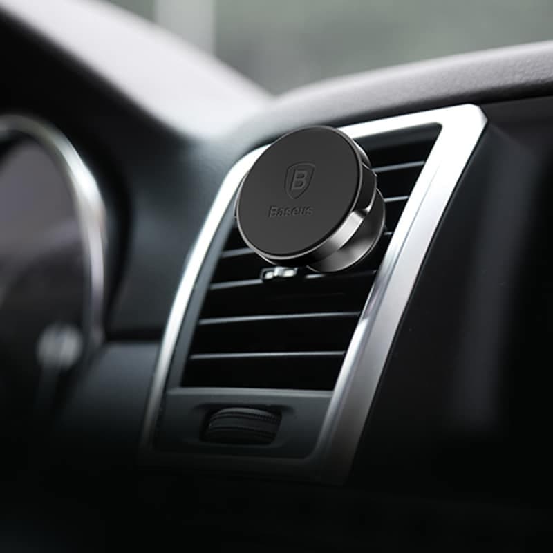 Baseus Small Ears Series Magnetic Air Vent Car Mount Μαύρο (SUER-A01) 13