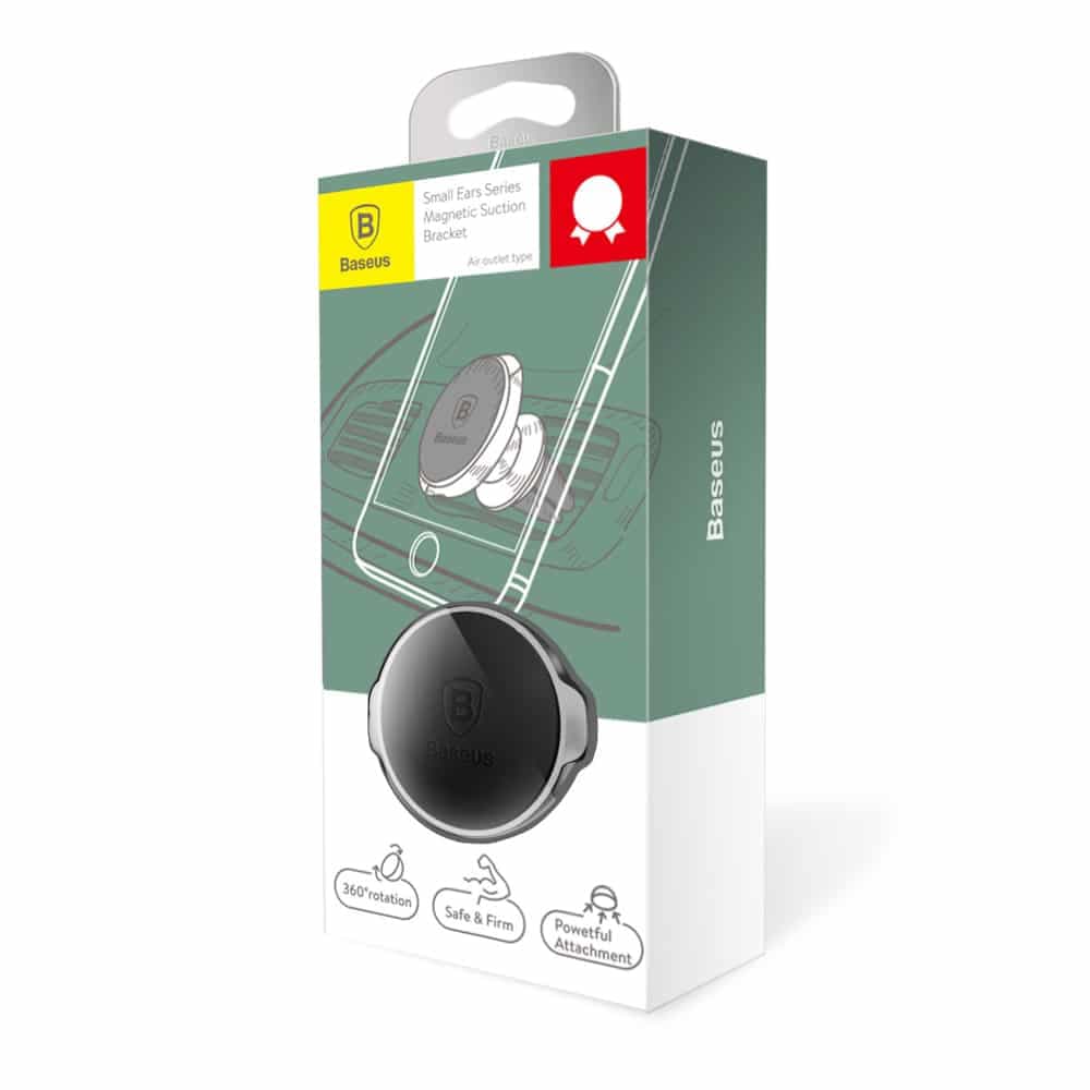 Baseus Small Ears Series Magnetic Air Vent Car Mount Μαύρο (SUER-A01) 15