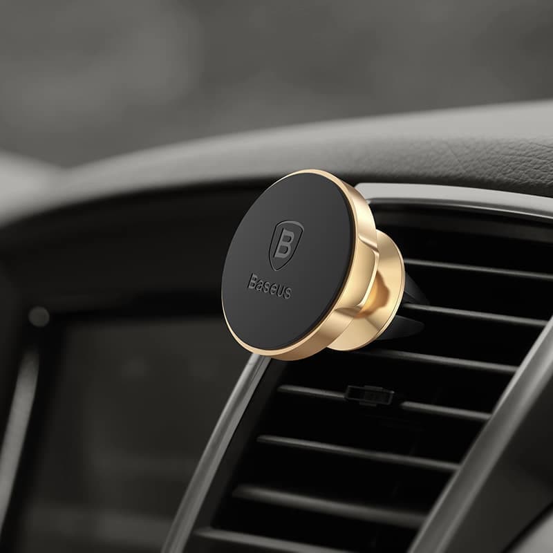 Baseus Small Ears Series Magnetic Air Vent Car Mount Μαύρο (SUER-A01) 7
