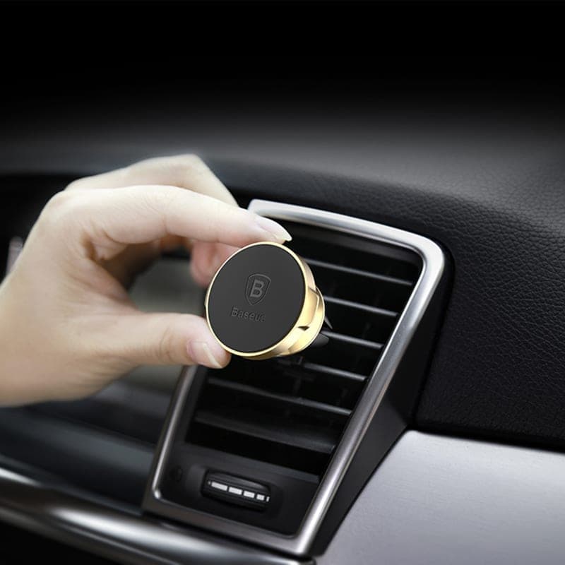 Baseus Small Ears Series Magnetic Air Vent Car Mount Μαύρο (SUER-A01) 8