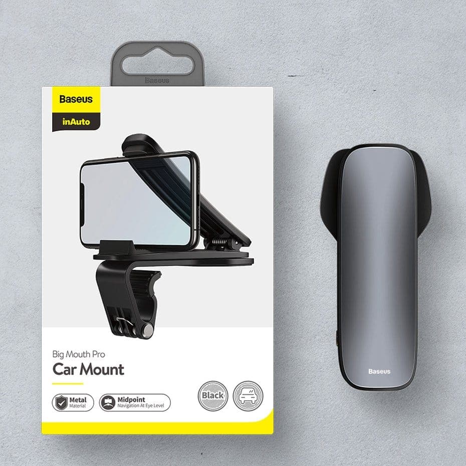 Baseus Big Mouth Pro car holder dashboard clip black (SUDZ-A01) 22