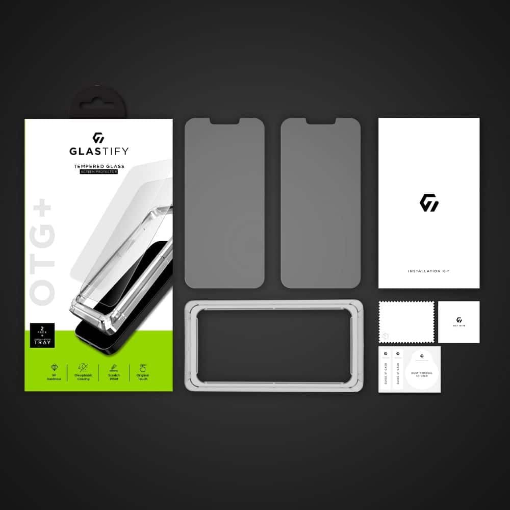 Glastify Installation Tray Tempered Glass 2τμχ για iPhone 13 mini 7