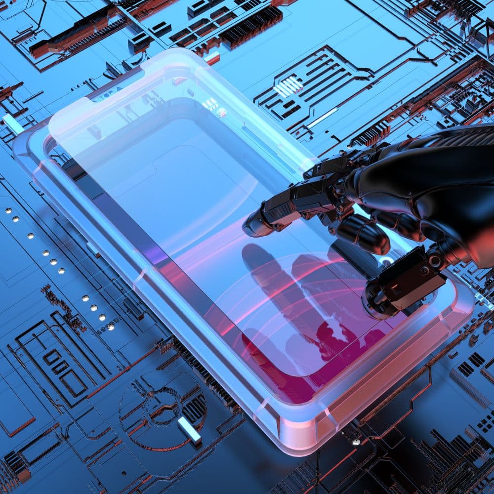 Glastify Installation Tray Tempered Glass 2τμχ για iPhone 13 mini 4
