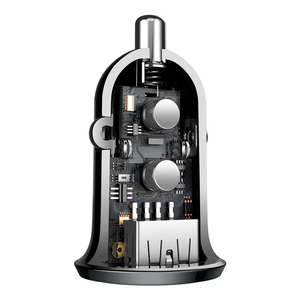 Baseus Grain Pro car charger 2x USB 4.8 A black (CCALLP-01) 7