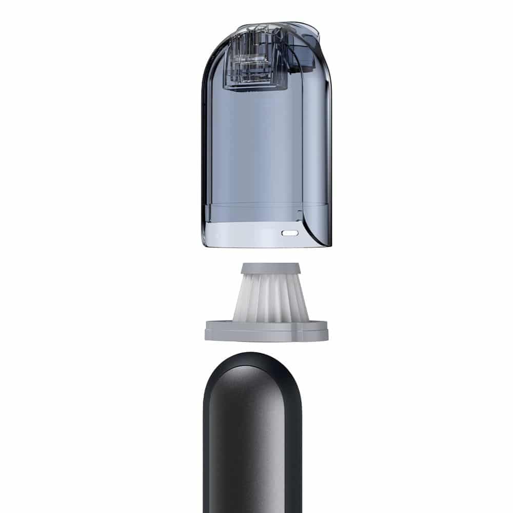 Baseus A1 mini wireless car vacuum cleaner 4000Pa, 30W black (VCAQ010001) 10