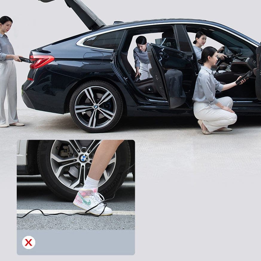 Baseus A1 mini wireless car vacuum cleaner 4000Pa, 30W black (VCAQ010001) 16