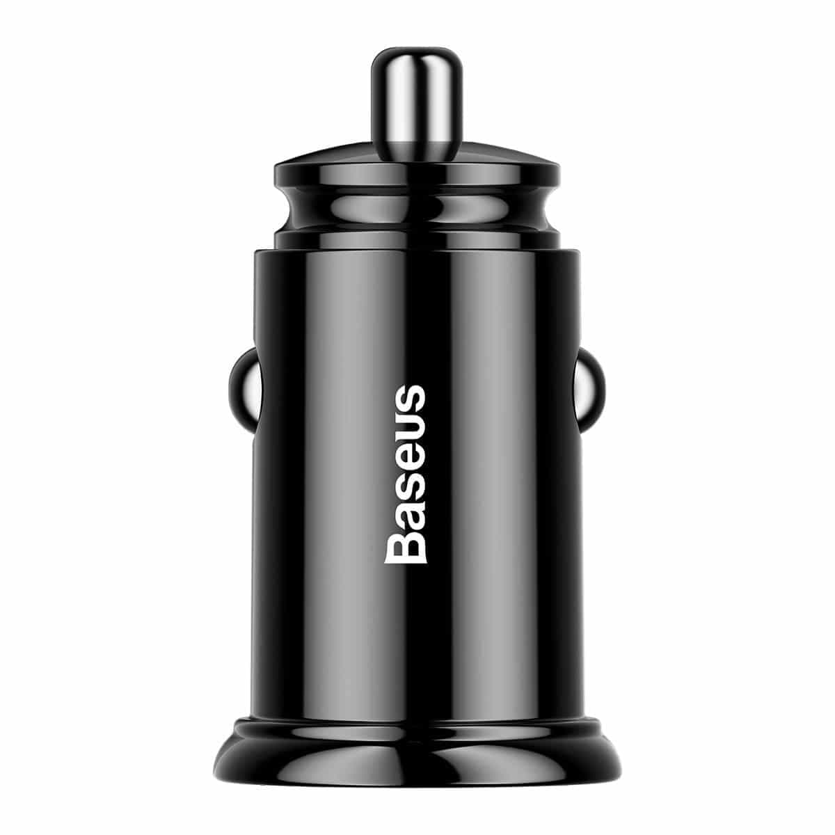 Baseus Circular Car Charger 2xUSB QC3.0 5A 30W (Black) 3