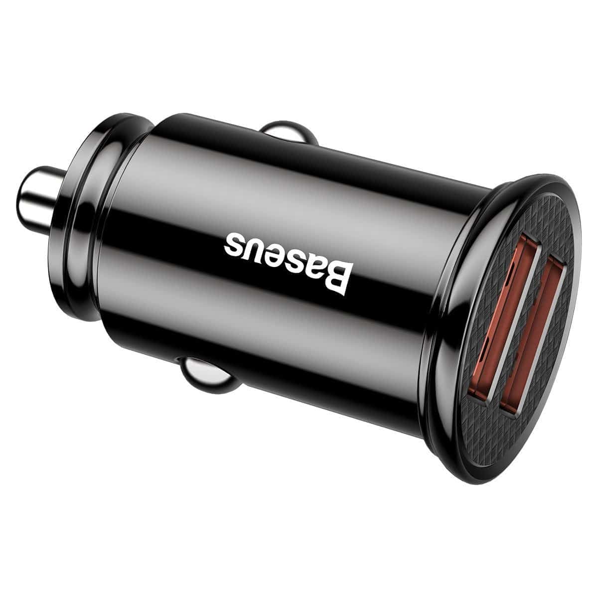 Baseus Circular Car Charger 2xUSB QC3.0 5A 30W (Black) 4