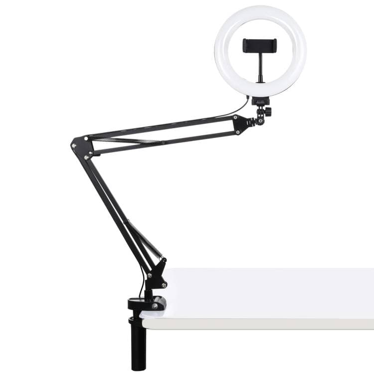 Puluz Desktop arm stand with 20cm LED Vlogging Ring PKT3089B 2