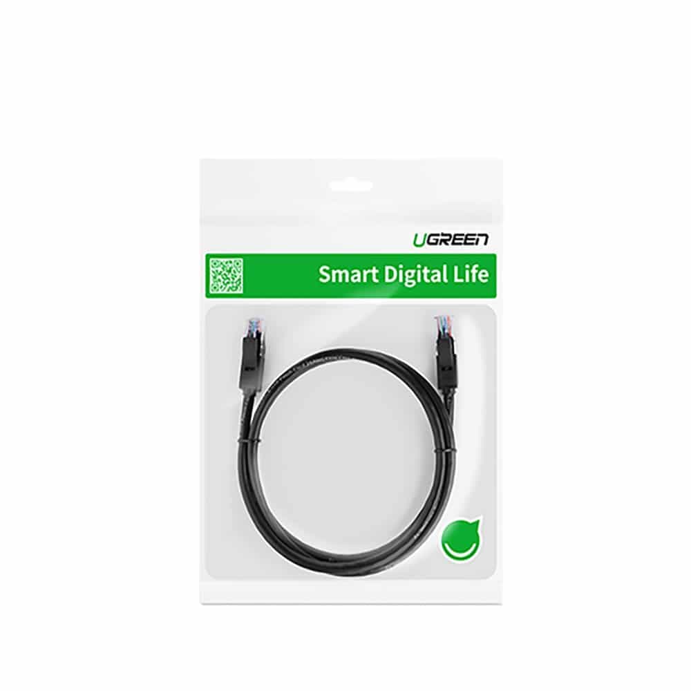 Ugreen flat LAN Ethernet Cat. 6 2m Μαύρο (NW102) 5