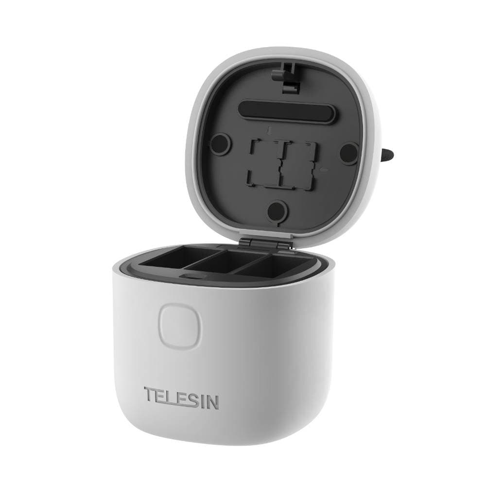 Telesin τριπλός αδιάβροχος φορτιστής για GoPro Hero 9 / Hero 10 (GP-BTR-904-GY) 3