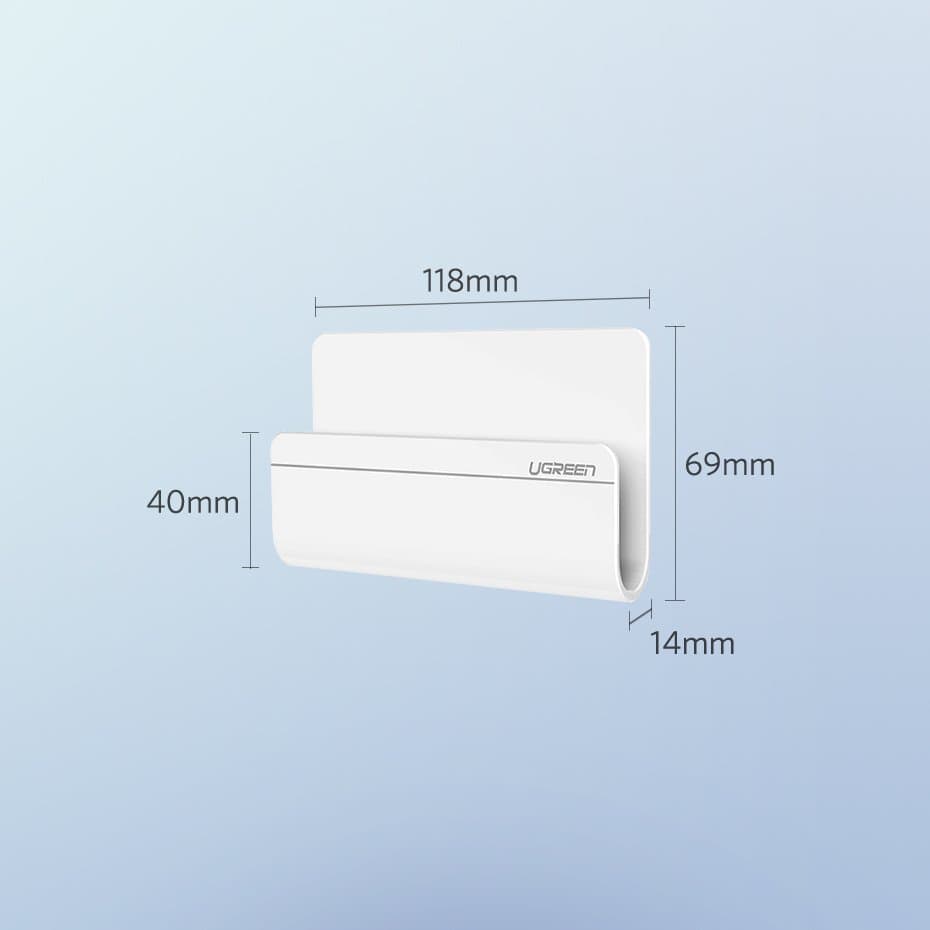 Ugreen wall mount smartphone stand for charging Λευκό (30394) 13