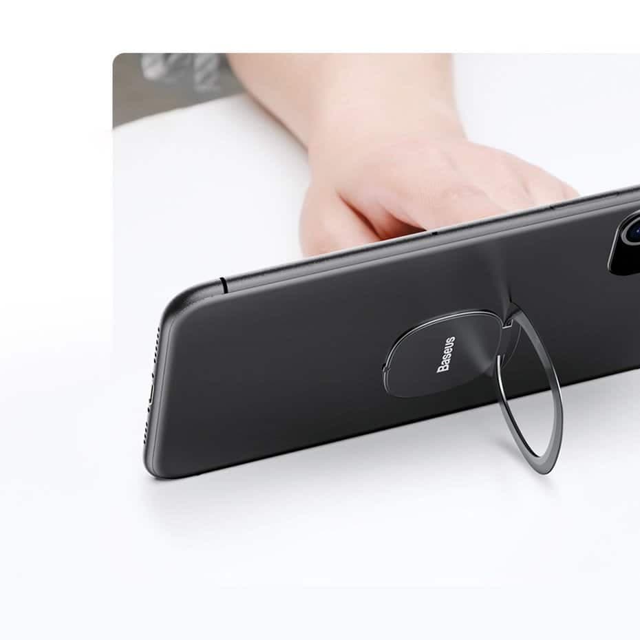 Baseus ultra-thin self-adhesive ring holder phone stand (Γκρι) (SUYB-0A) 16